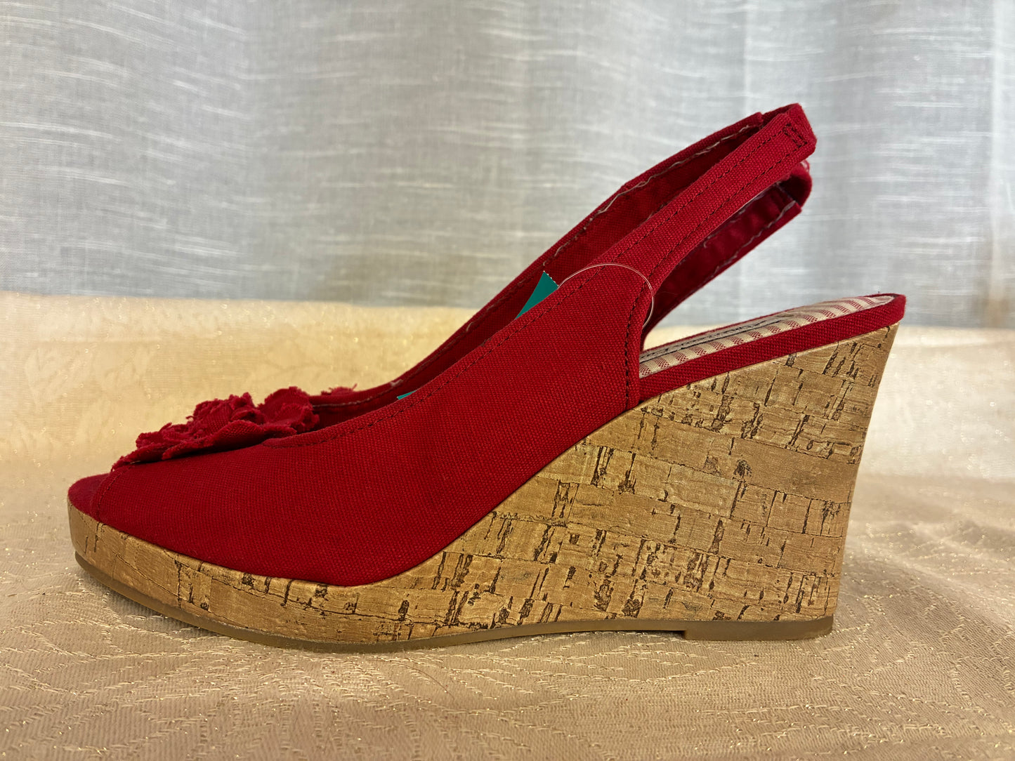 red American Eagle Wedge Heels, 8.5
