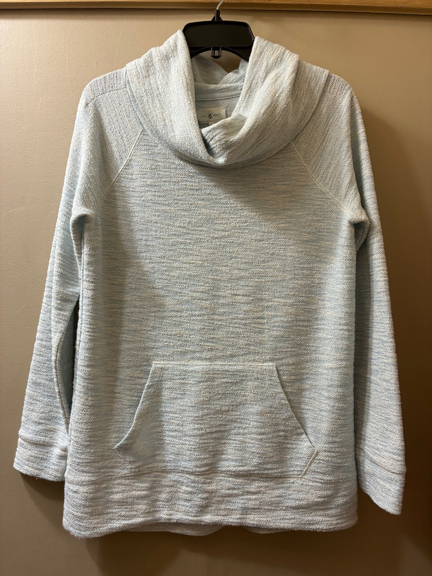 baby blue, white Lou & Grey womens top, small