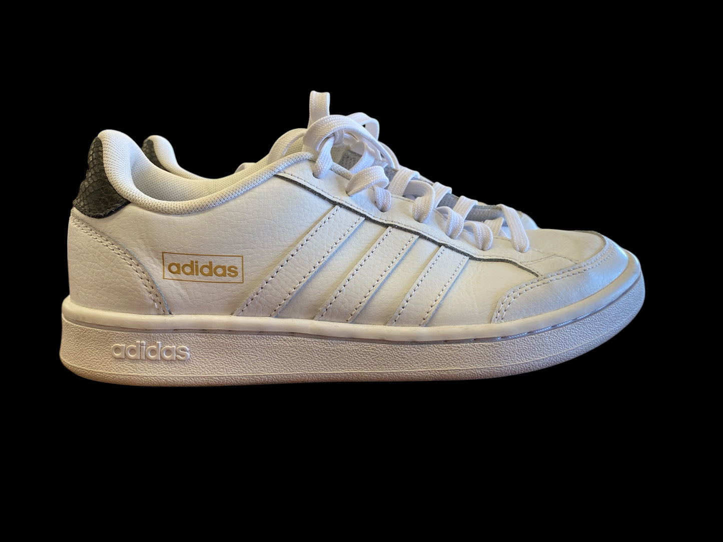 white Adidas Woman's Sneakers, 7.5
