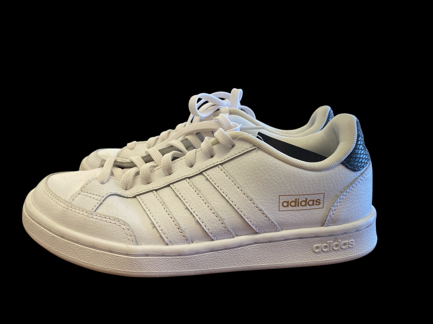 white Adidas Woman's Sneakers, 7.5