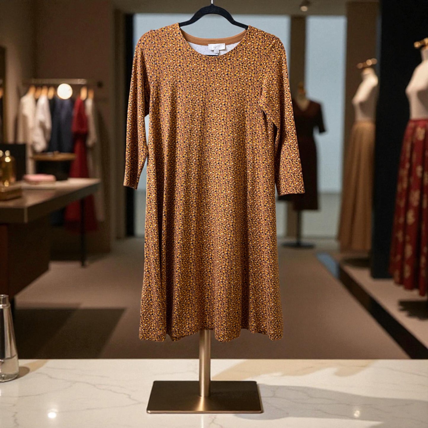 Brown Loft dress, XS