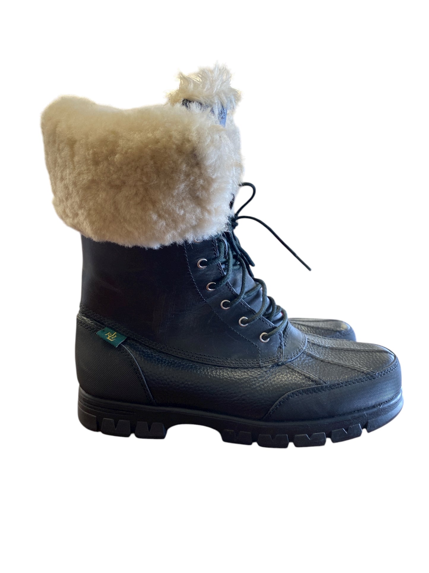 black Ralph Lauren Boots, 9