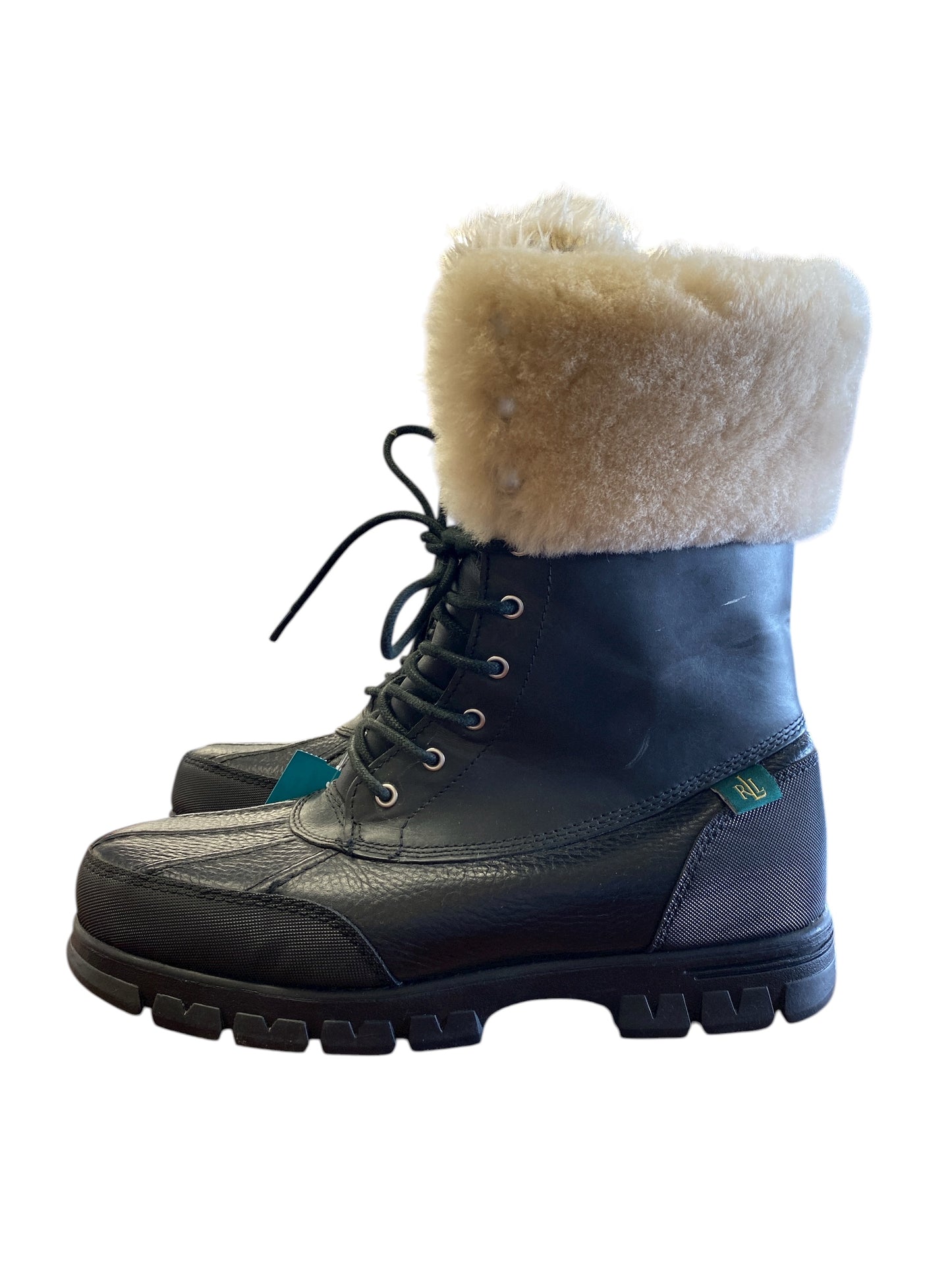 black Ralph Lauren Boots, 9