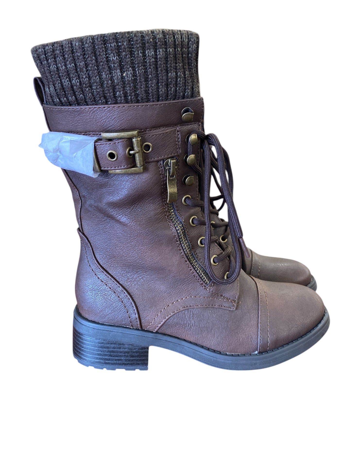 brown Dream Pairs Boots, 5.5