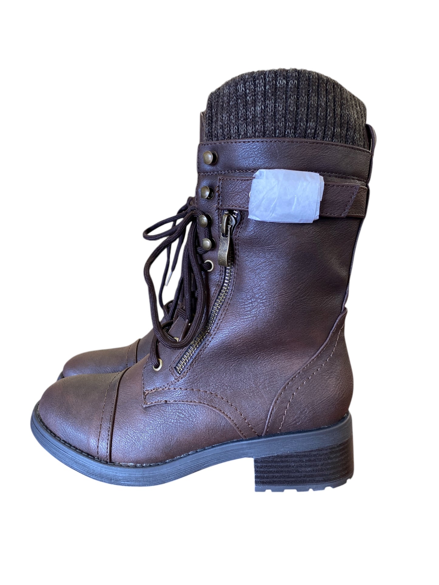 brown Dream Pairs Boots, 5.5