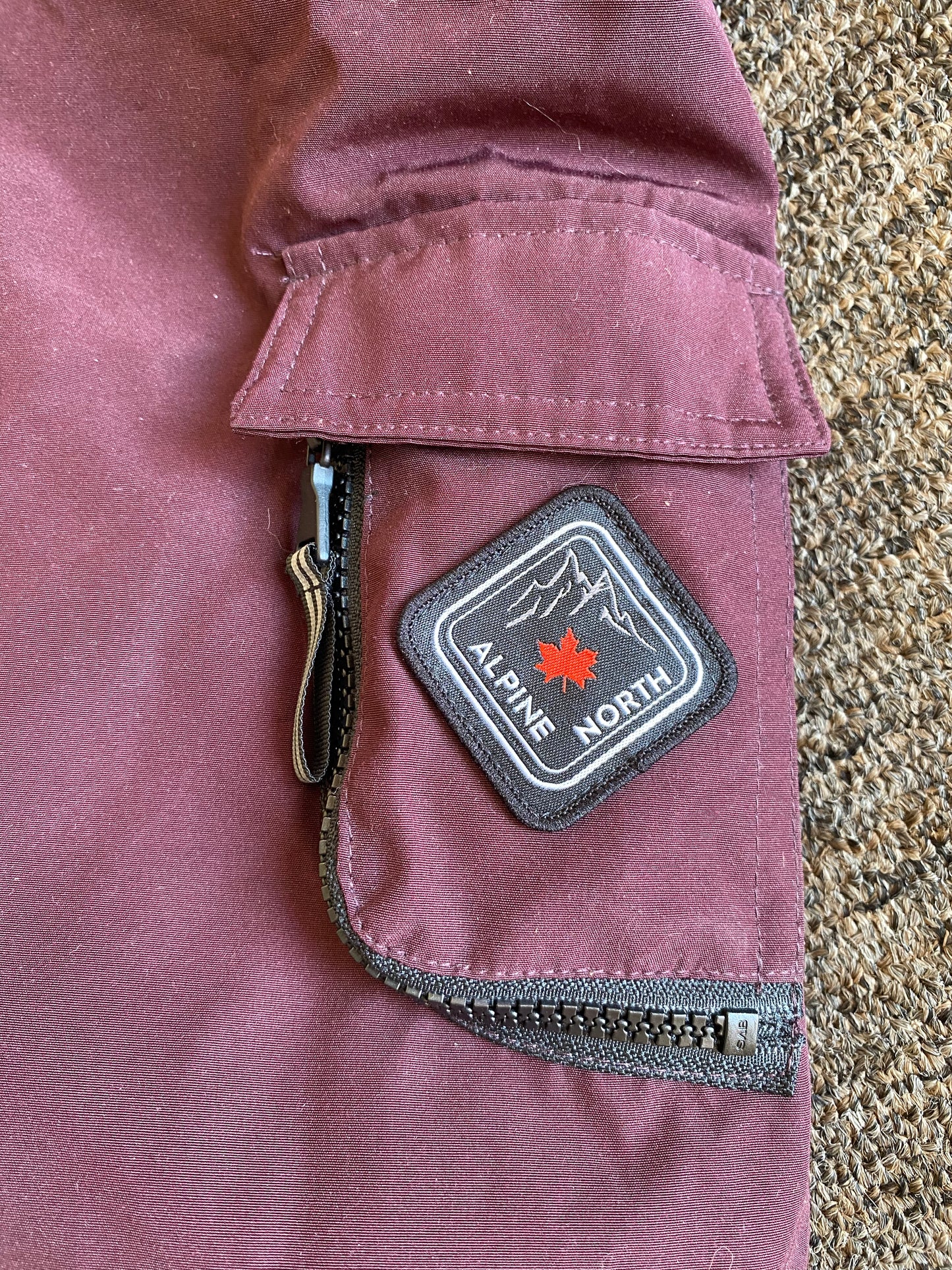 burgundy Alpine North Coat, 3X