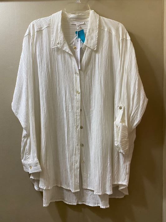 cream Jane & Delancy womens top, 3x