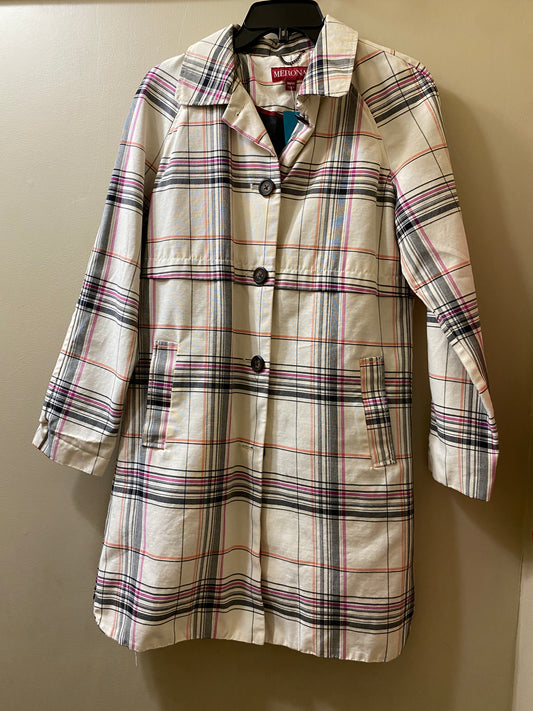 cream, gray, pink Merona jacket, medium