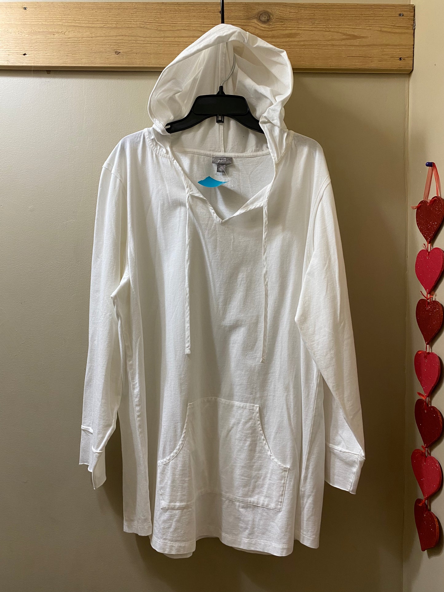 white J Jill womens top, 2XL