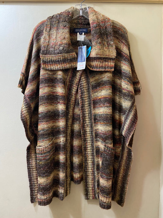 brown, multi Jones New York cardigan, os