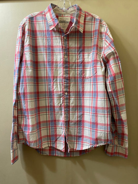 white, red, blue Aeropostale Men's Tops, large