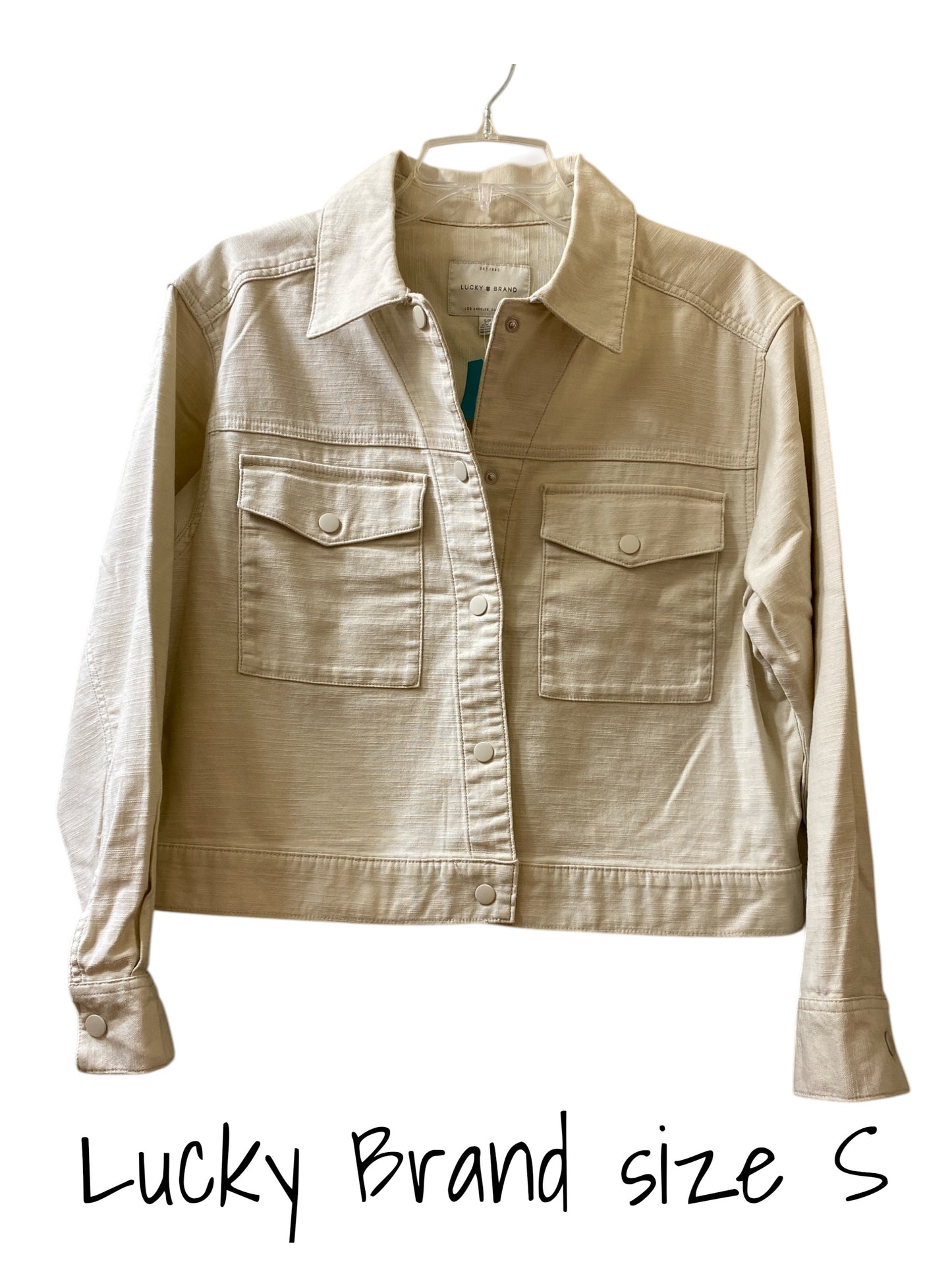 cream Lucky Brand womens jacket, small