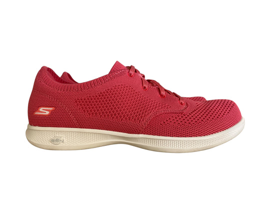 salmon Skechers womens sneakers, 9