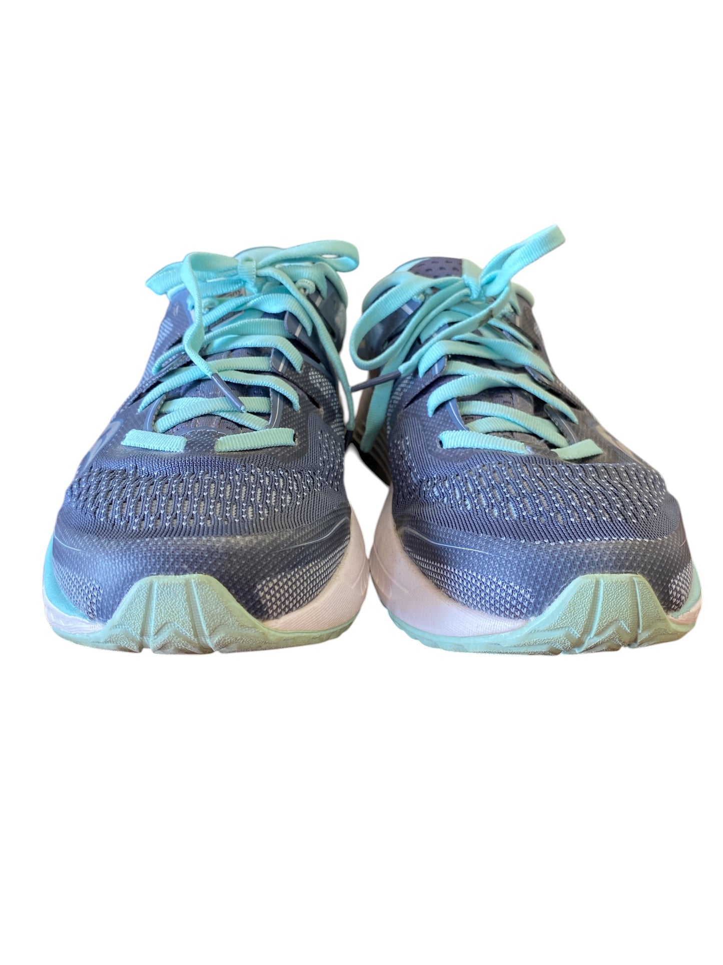 gray, mint Saucony womens sneakers, 7.5