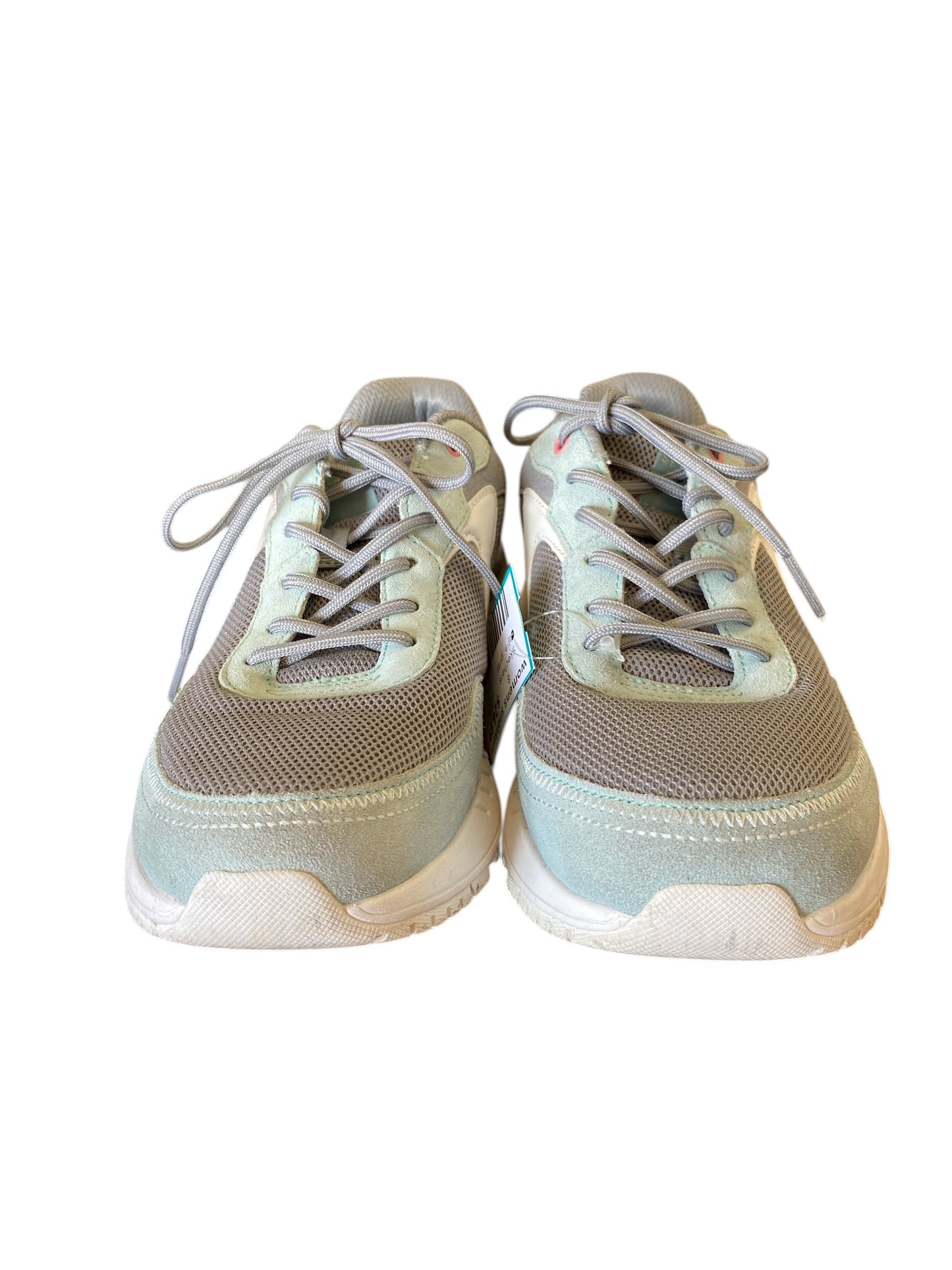 gray, mint Skechers womens sneakers, 8