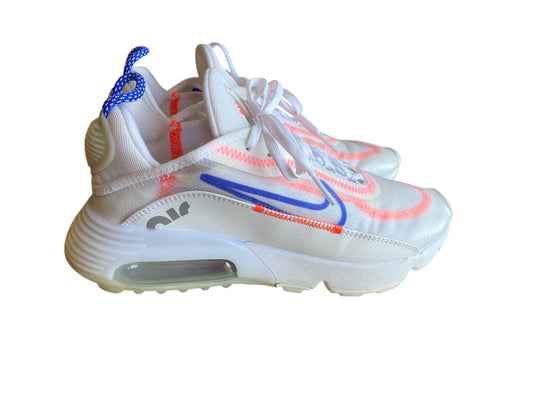 white Nike Air Max womens sneakers, 8