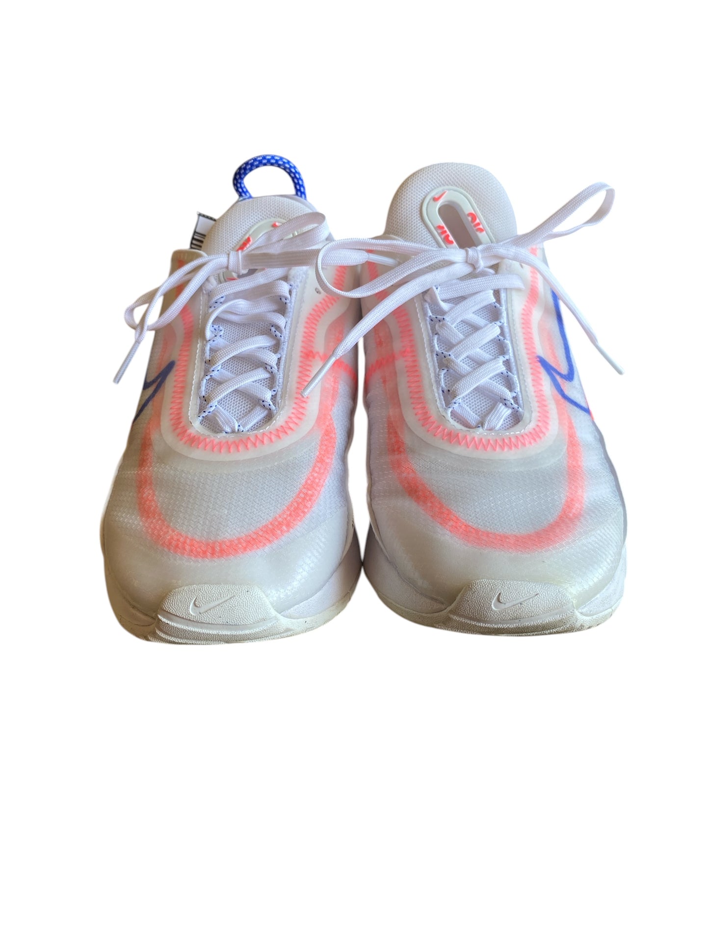 white Nike Air Max womens sneakers, 8
