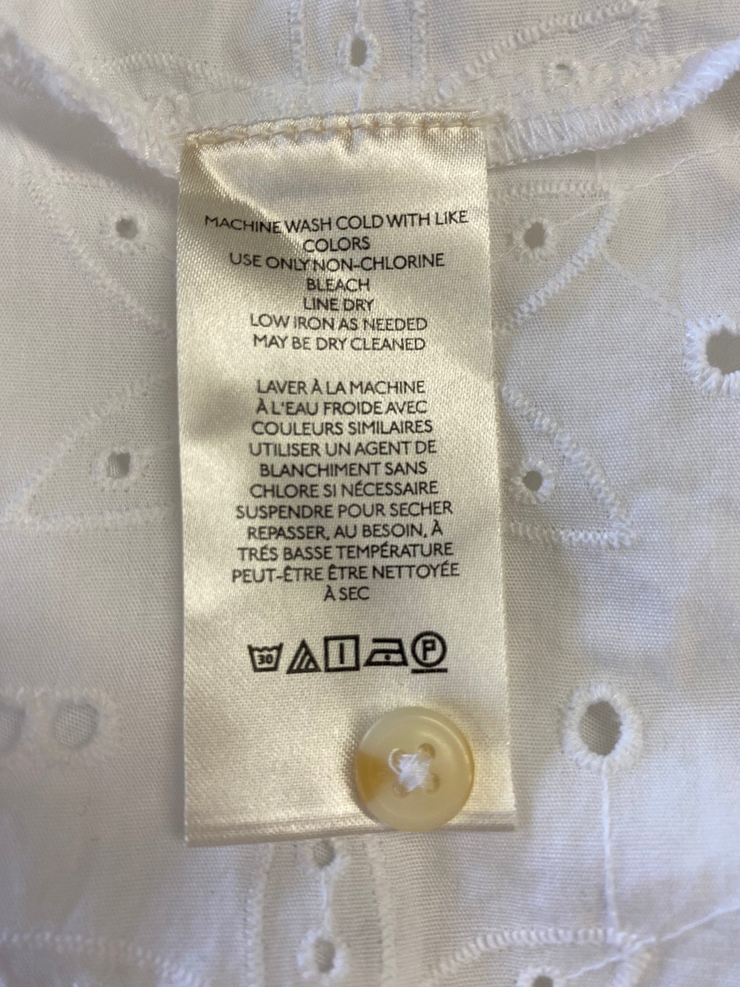 white Anthropologie + designer dress, 2XL