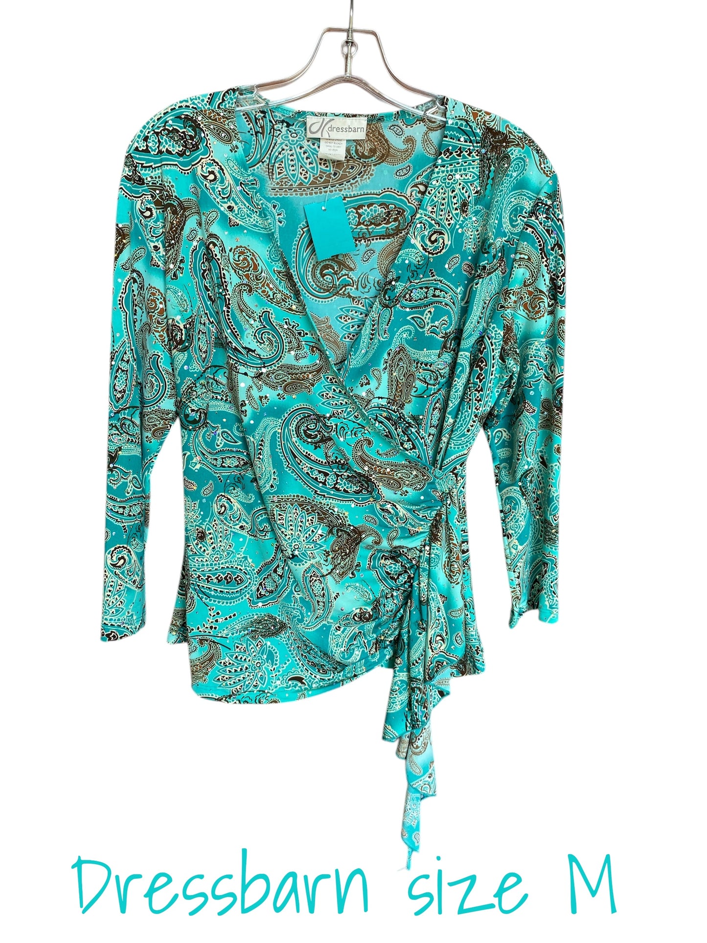 teal Dress Barn womens top, Medium