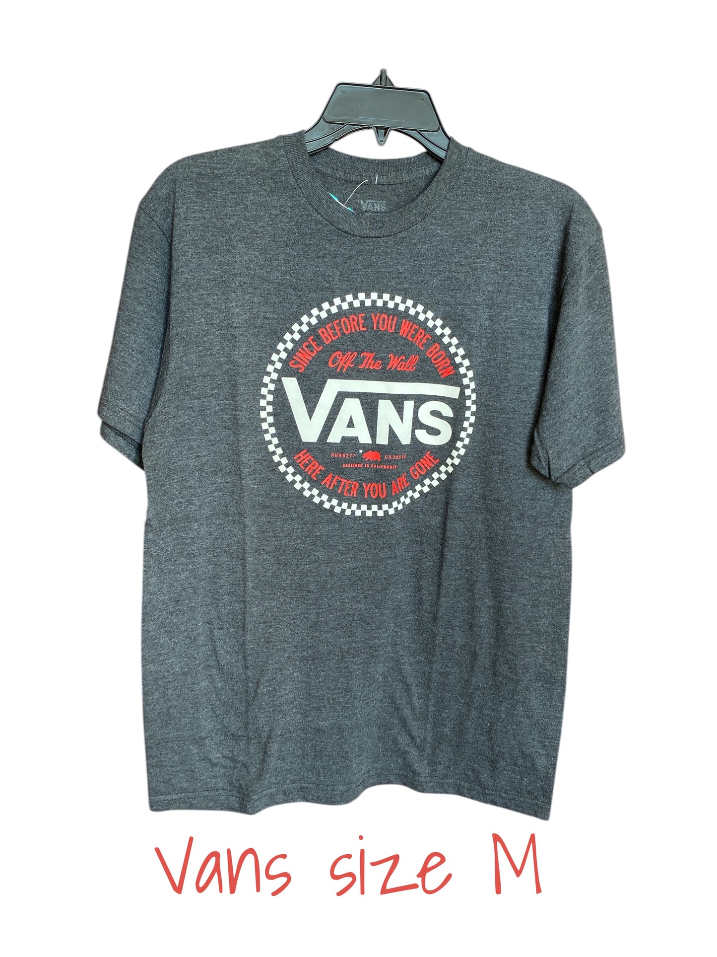 gray Vans womens top, medium