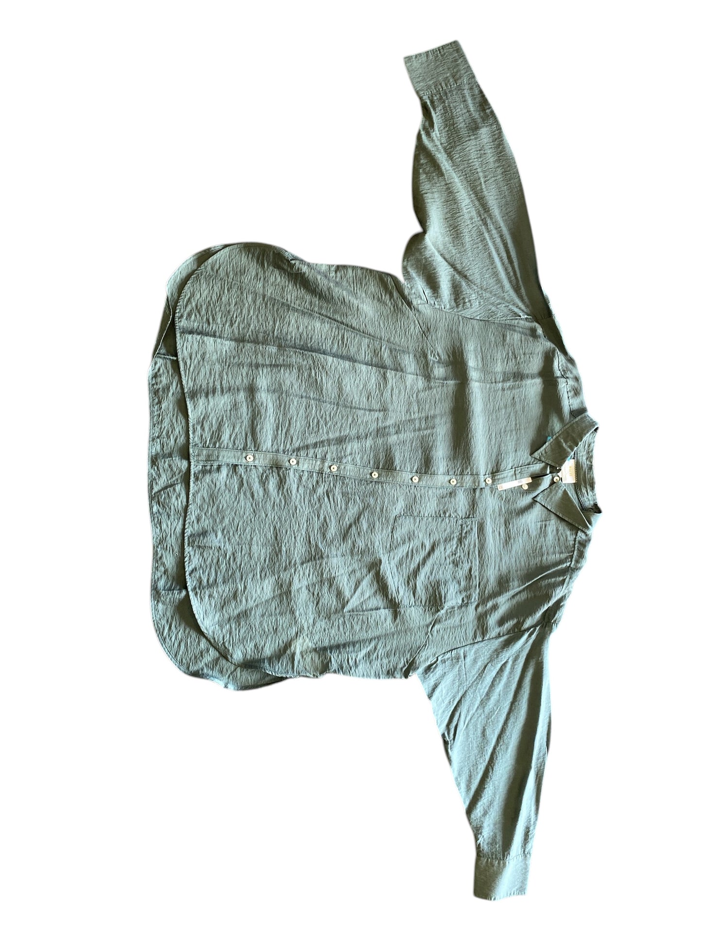 sage green Maeve designer shirt, 3X