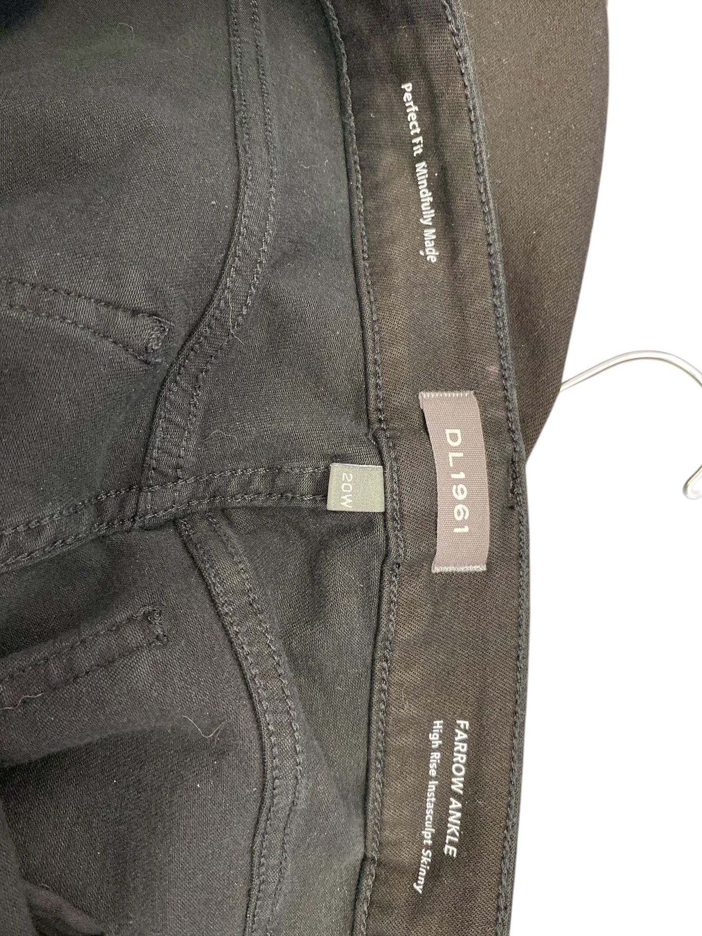 black Anthropologie+ designer jeans, 20W