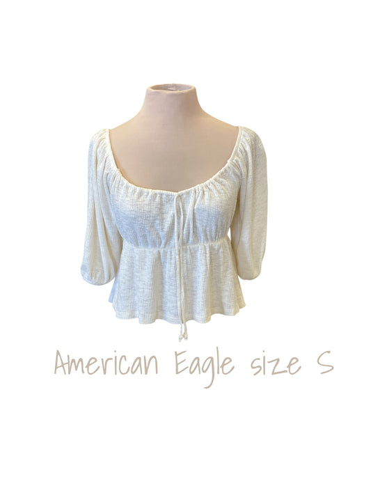 cream American Eagle womens top, small