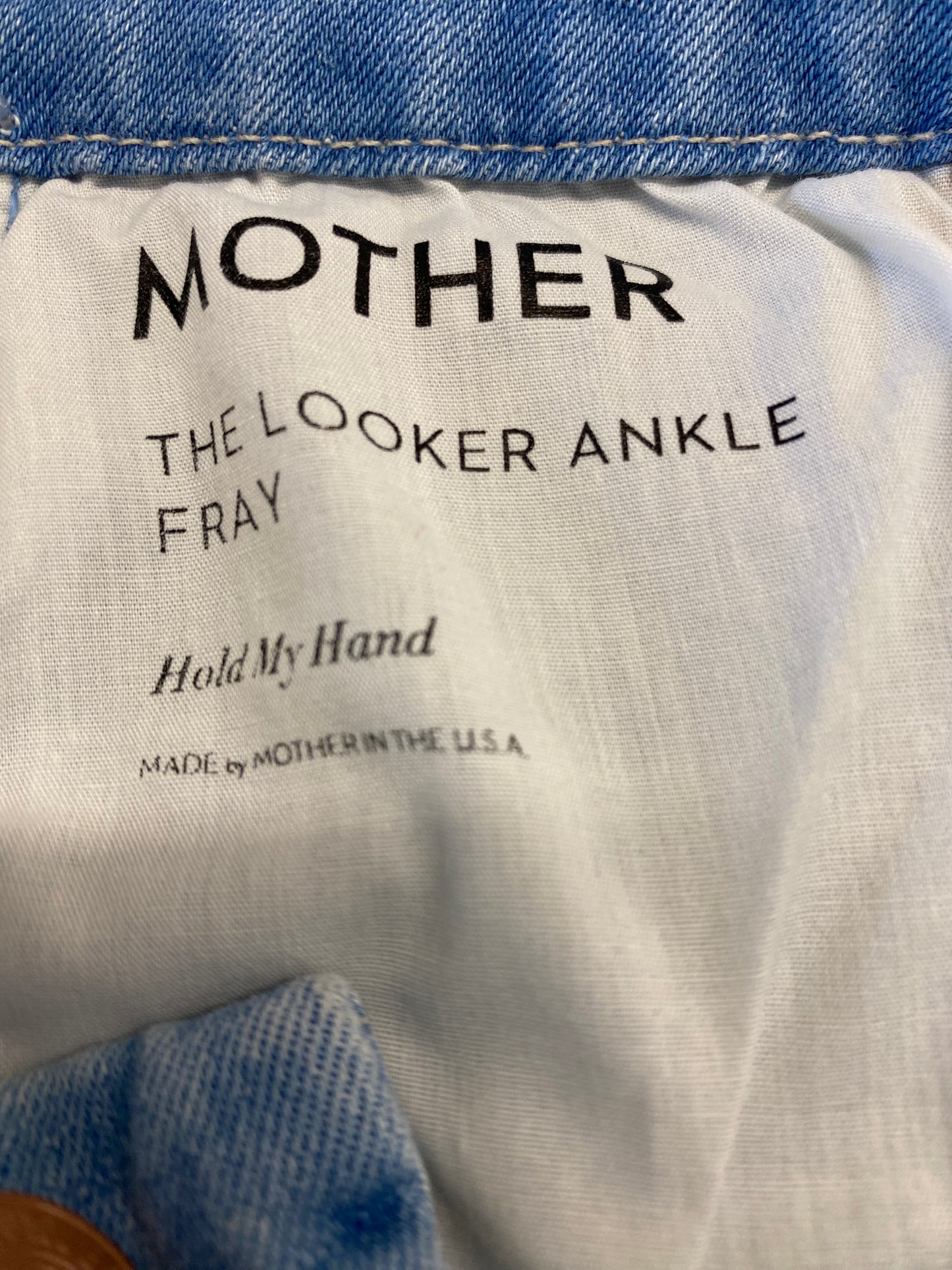 light denim Mother designer jeans, 26
