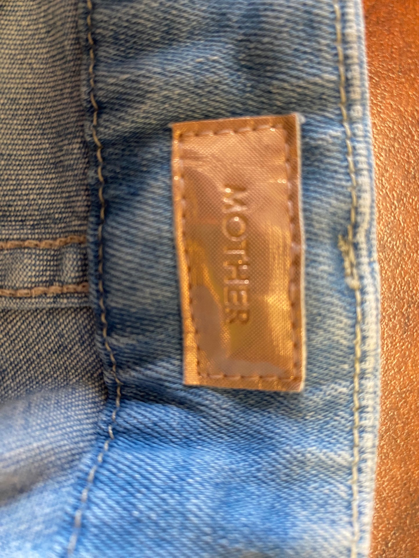 light denim Mother designer jeans, 26