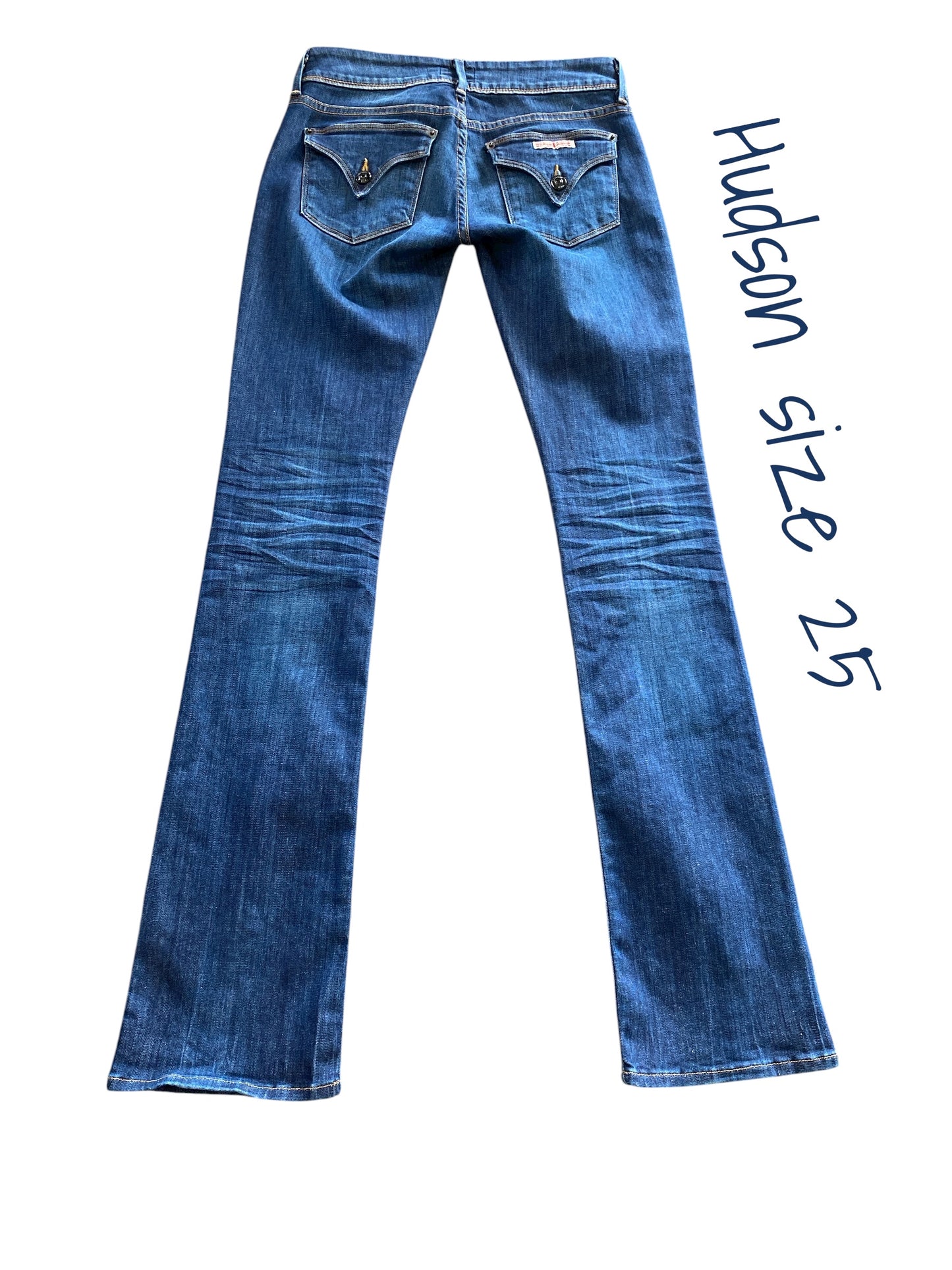 dark denim Hudson designer jeans, 25