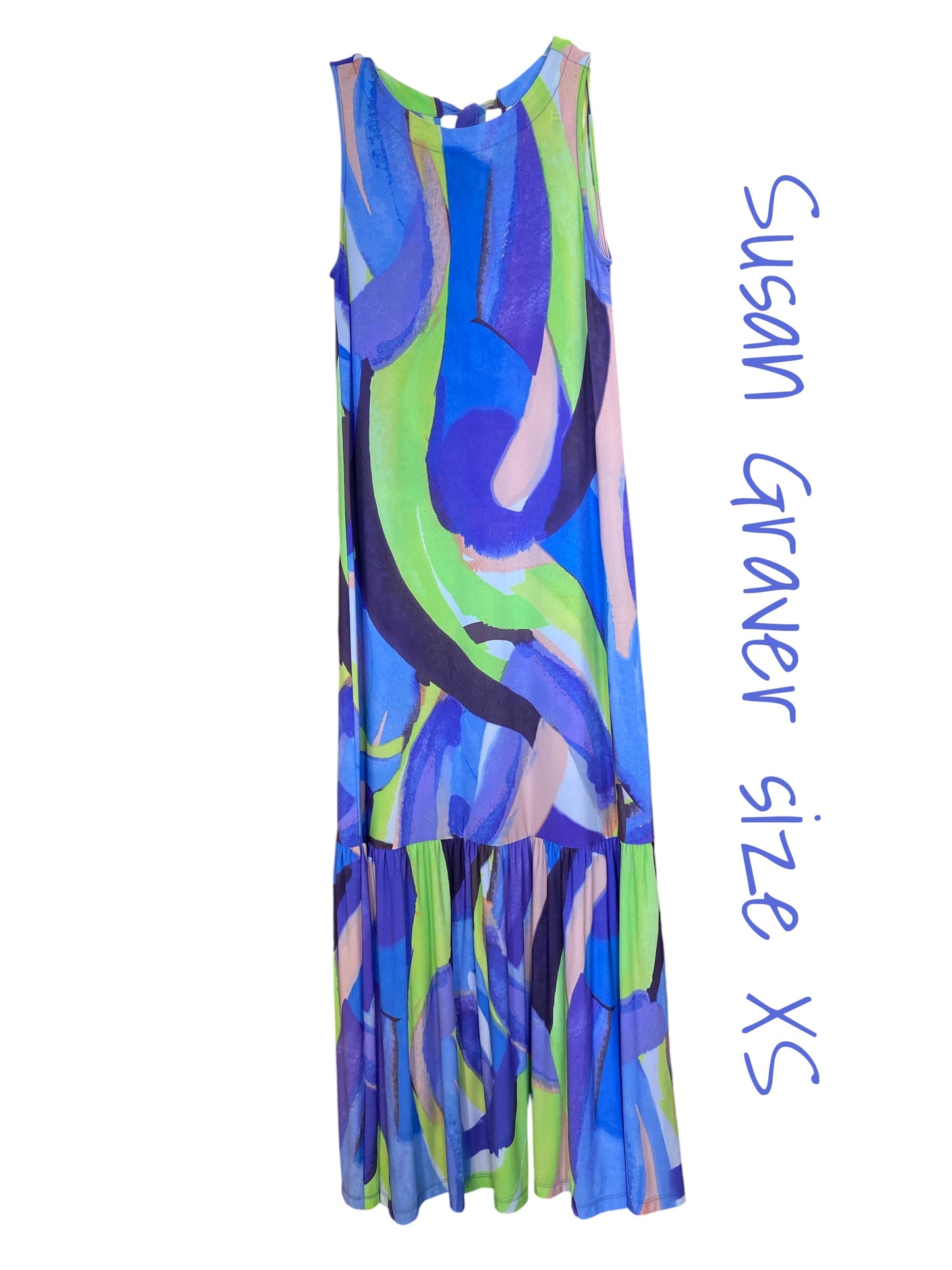 purple, multi Susan Graver dress, XS