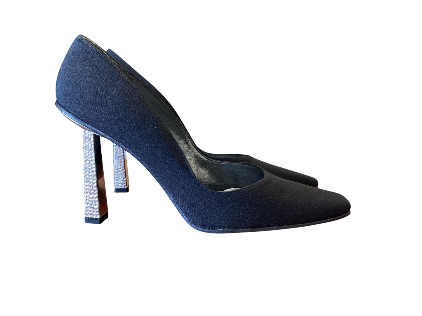 black Stuart Weitzman designer shoes, 5.5