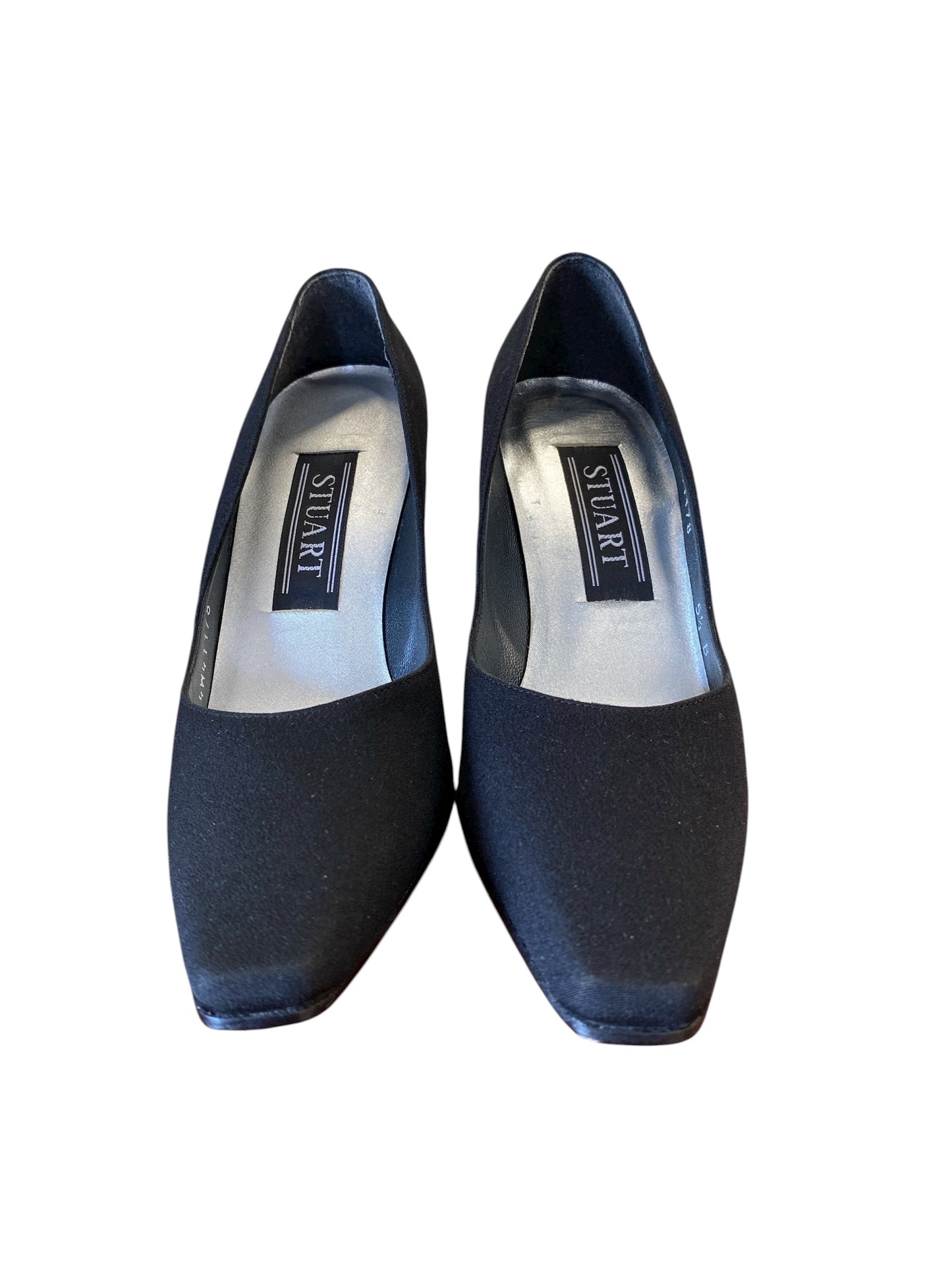 black Stuart Weitzman designer shoes, 5.5