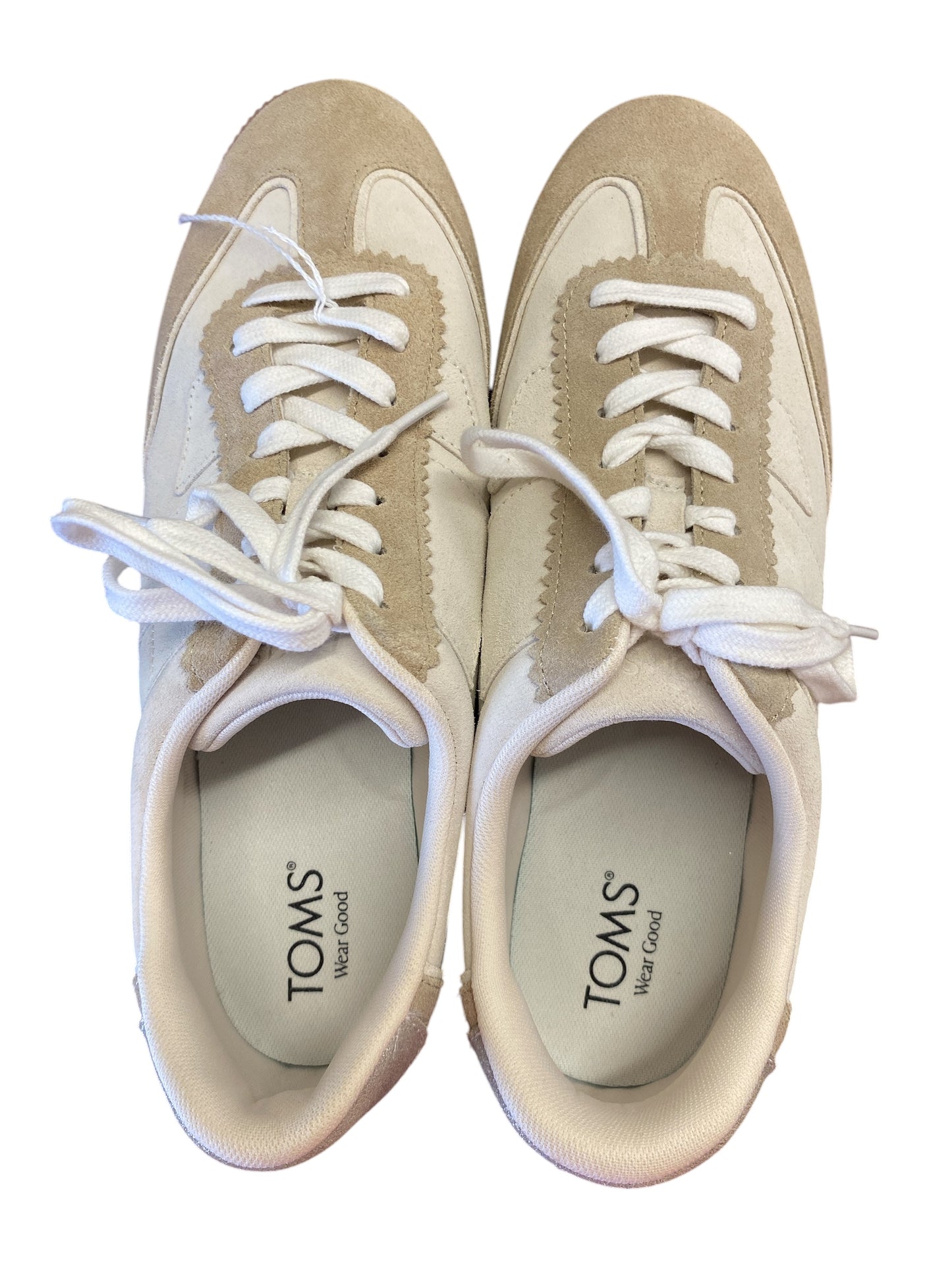 beige Toms sneakers, 12