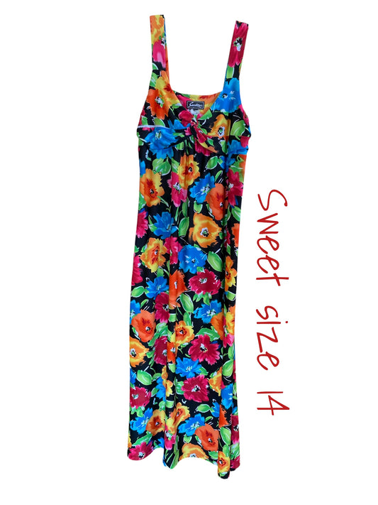 black floral Sweet dress, 14