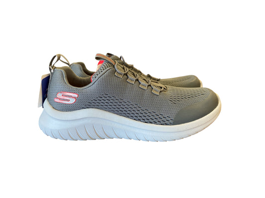 gray Skechers boys sneakers, 5.5