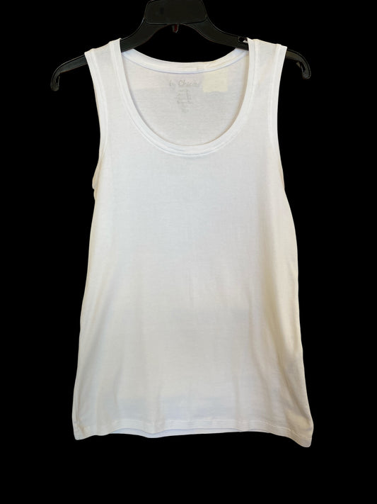 white Chico's tank, 0