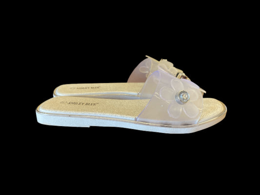 silver Ashley Blue sandals, 7