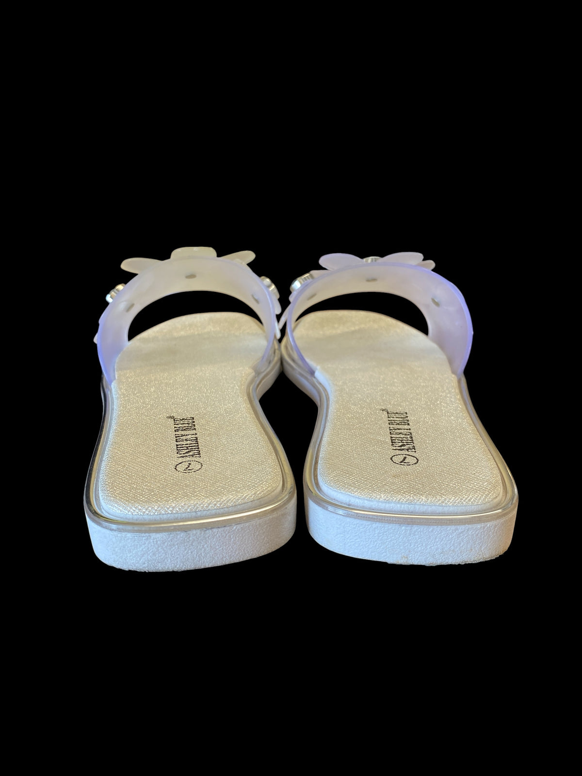 silver Ashley Blue sandals, 7