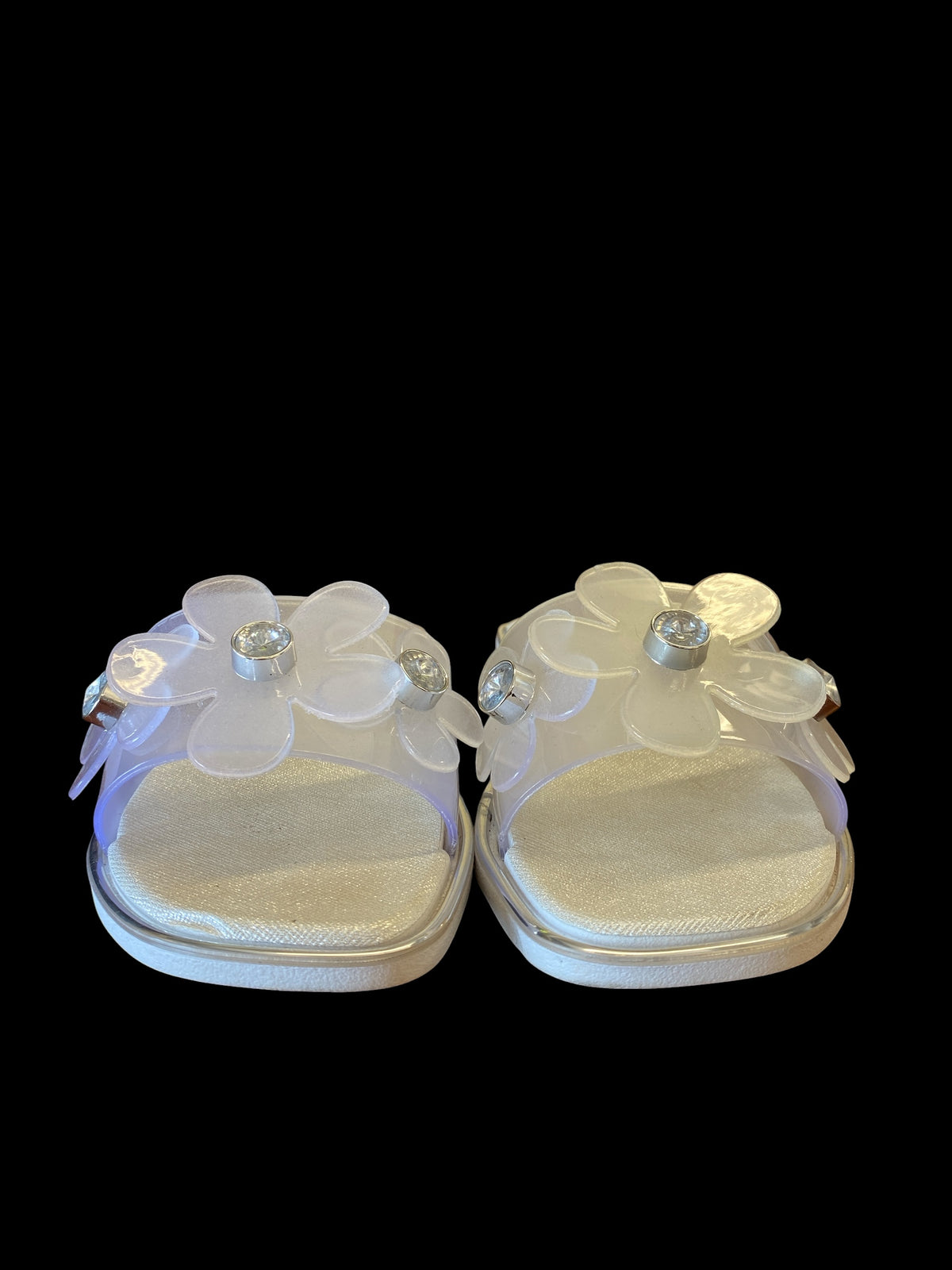silver Ashley Blue sandals, 7
