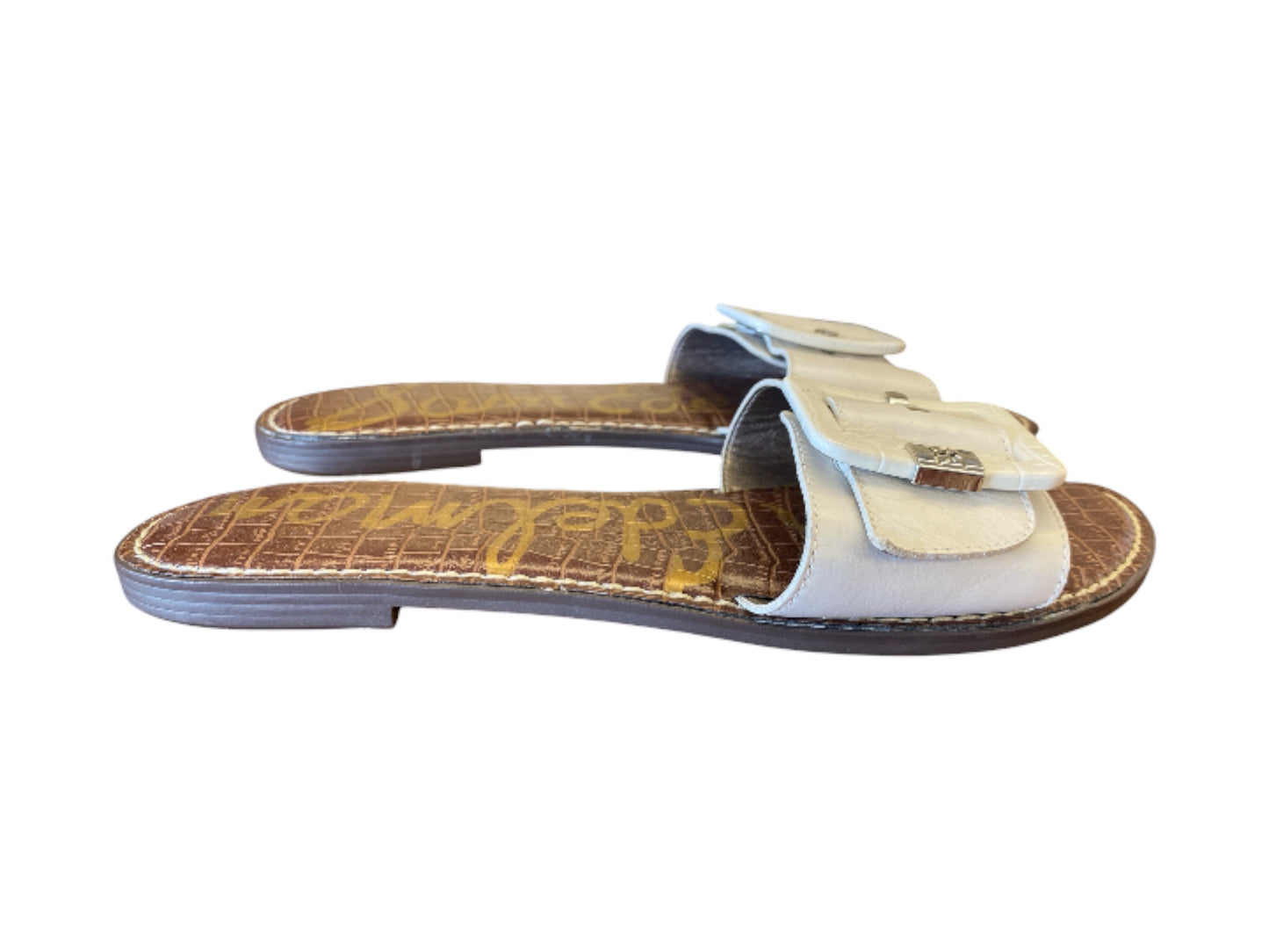 brown, white Sam Edelman sandals, 11