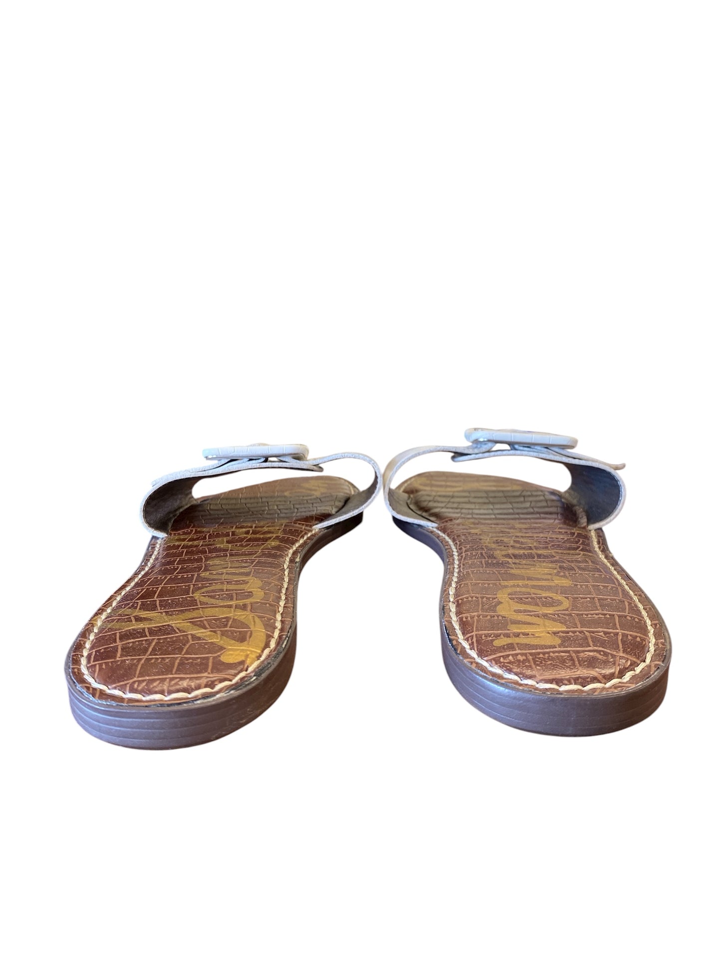 brown, white Sam Edelman sandals, 11