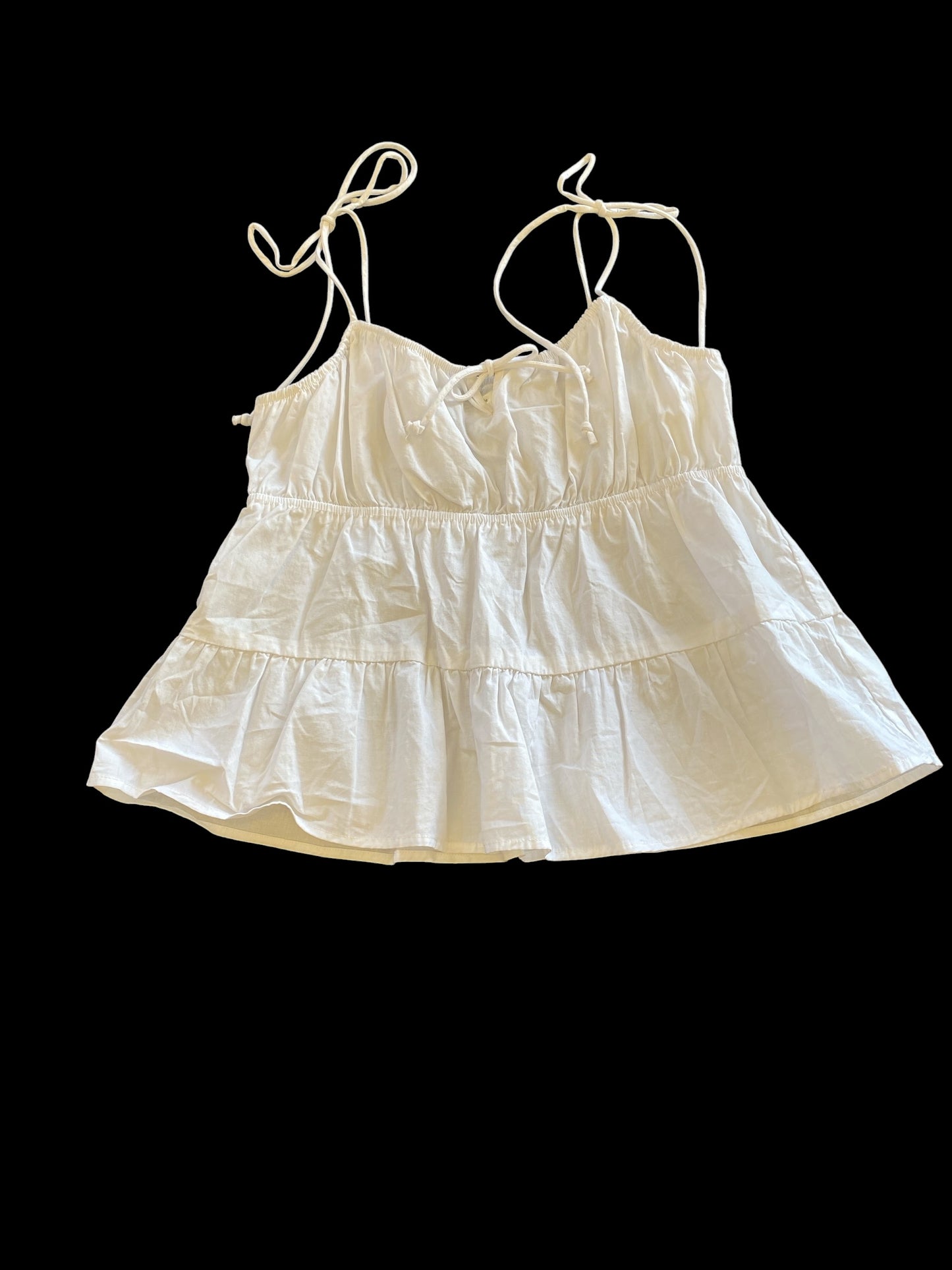white Divided womens top, small