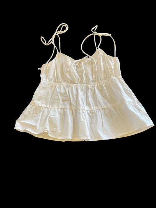 white Divided womens top, small