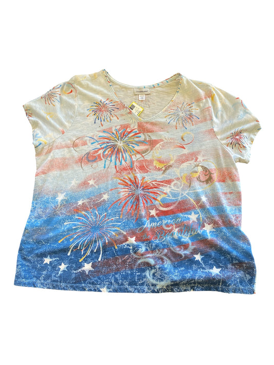 multi I.B. Diffusion womens top, 2X