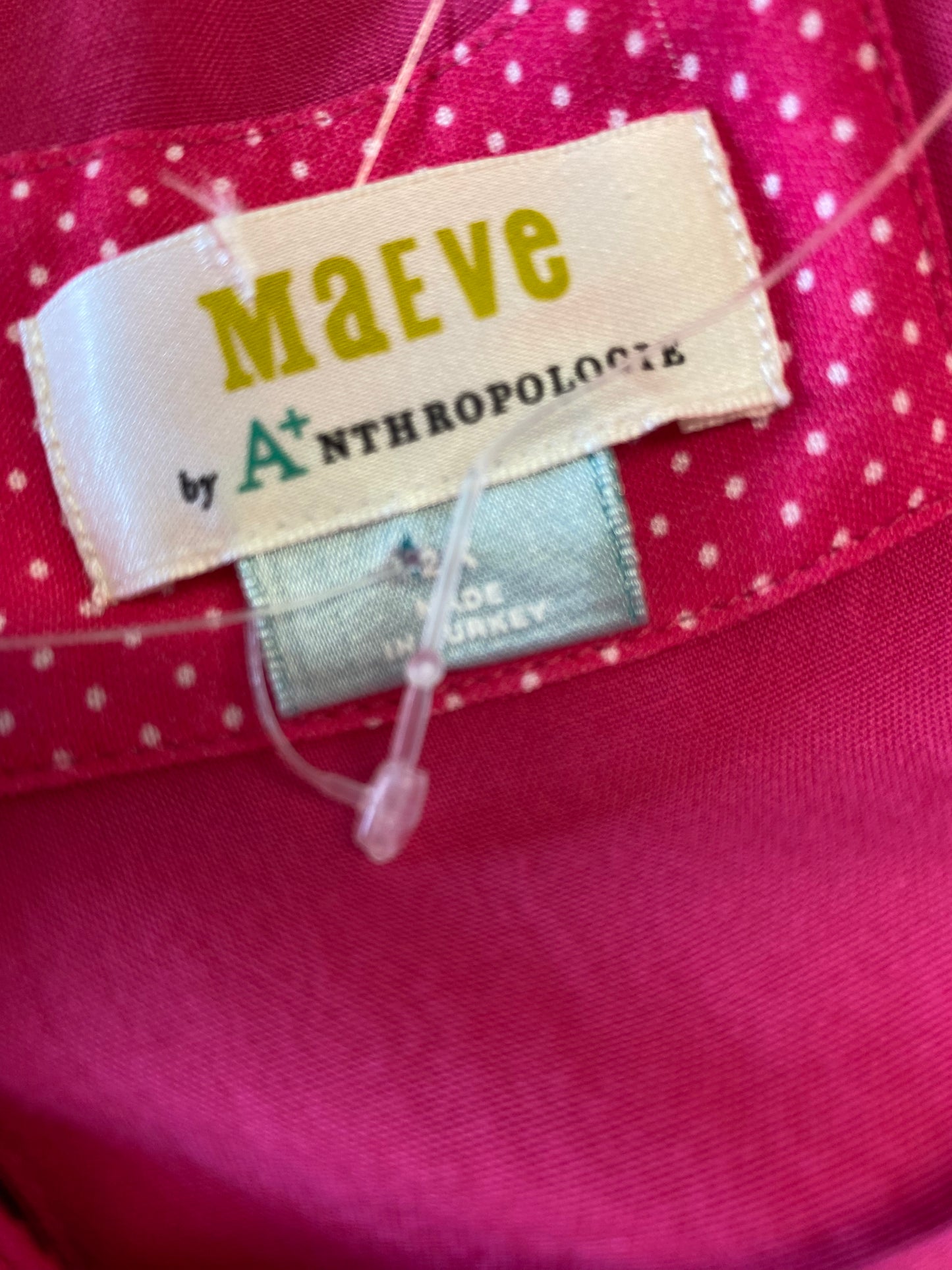 hot pink Maeve by Anthropologie + designer dress, 2XL