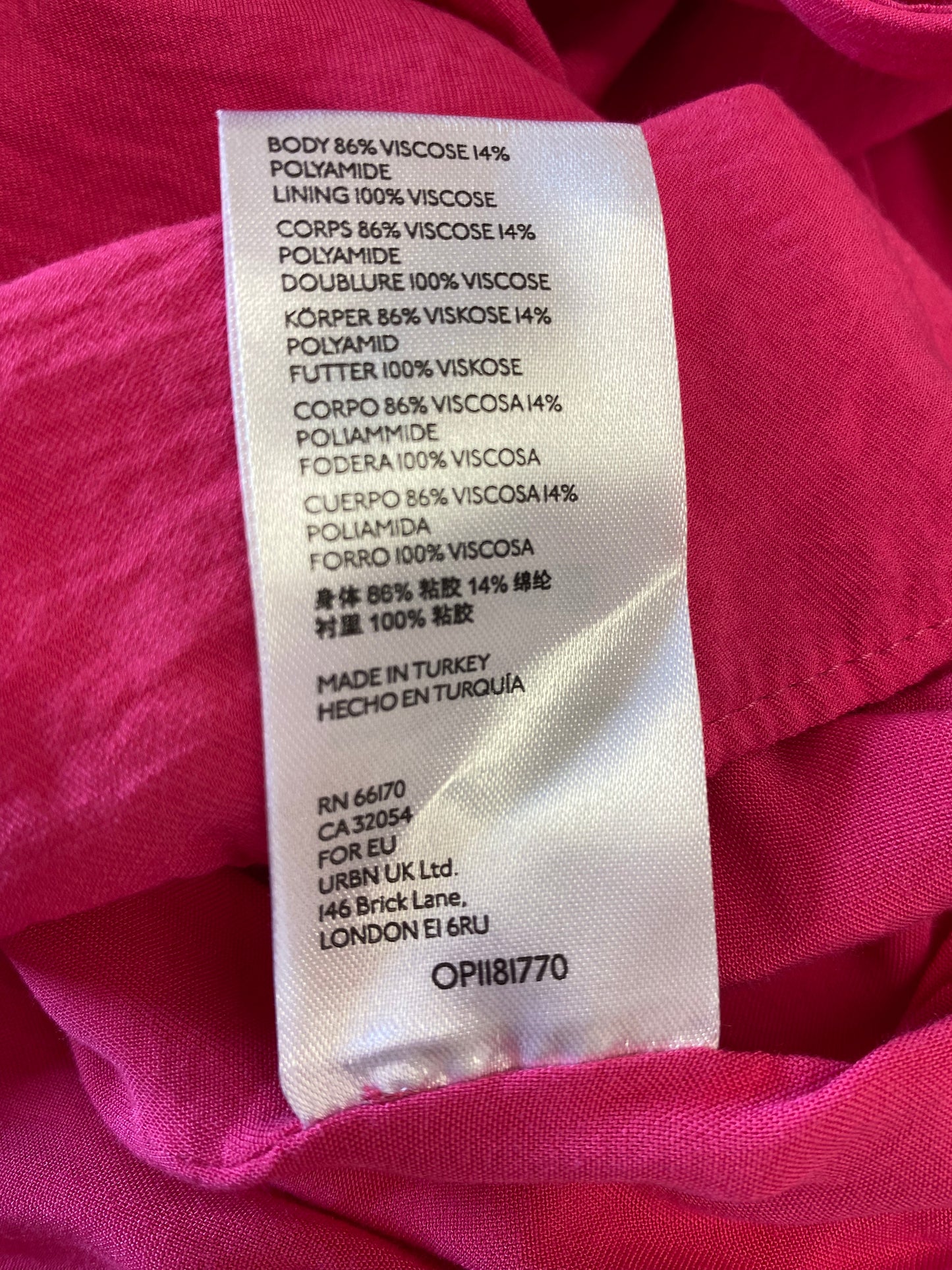 hot pink Maeve by Anthropologie + designer dress, 2XL