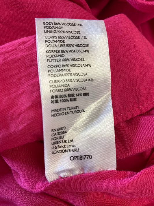 hot pink Maeve by Anthropologie + designer dress, 2XL