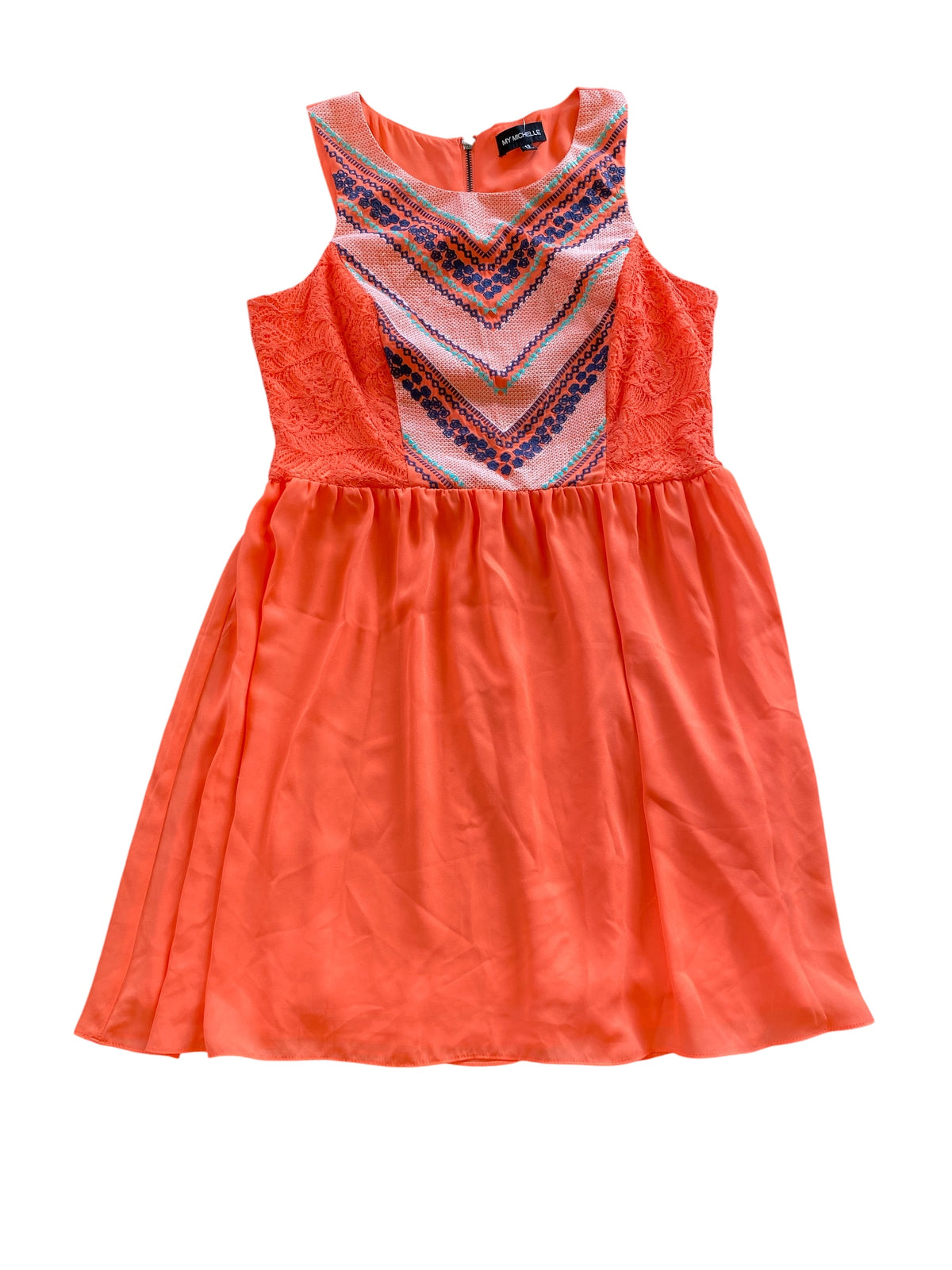 coral My Michelle dress, 13