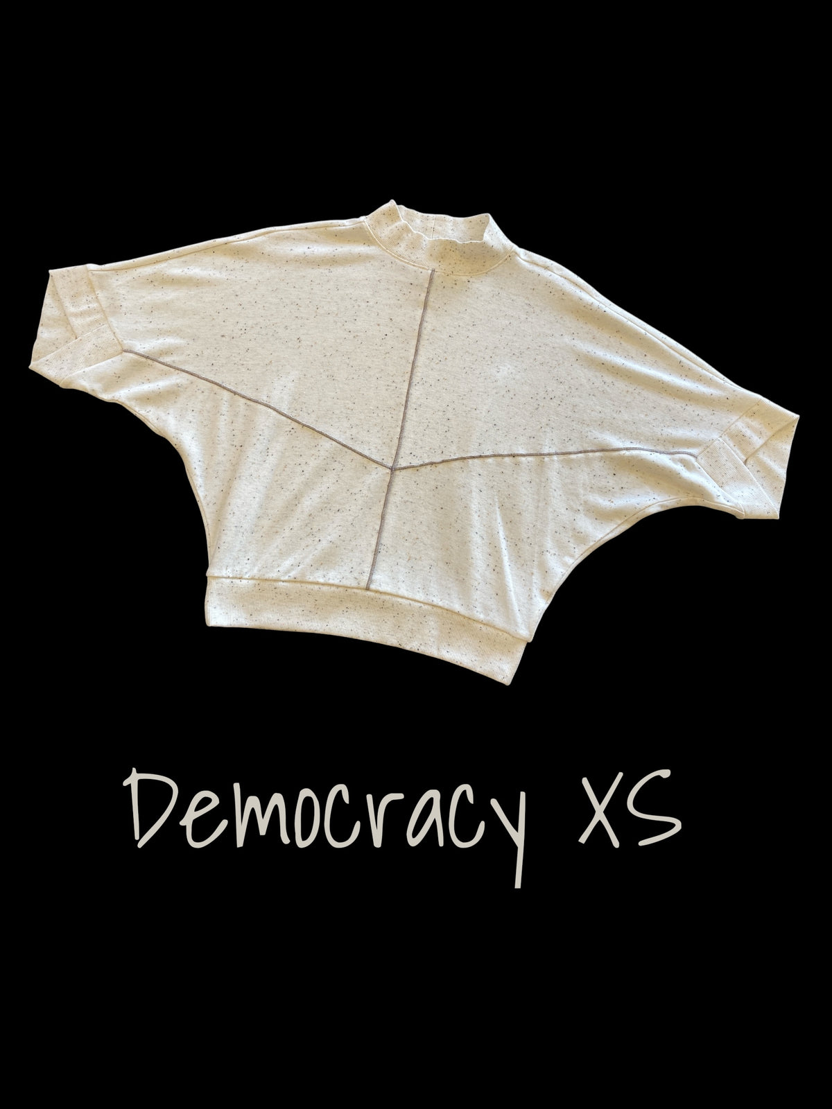 cream Democracy womens top, xs